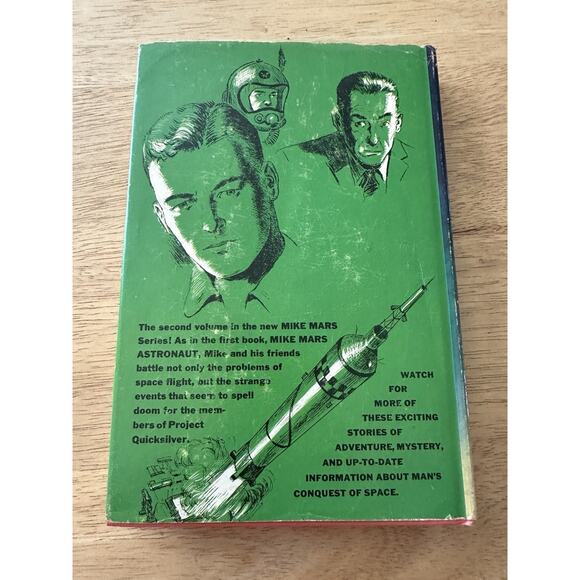 Mike Mars Flies The X-15, Donald A Wollheim, HC/Illustrated/DJ/First Edition VTG - Picture 2 of 11